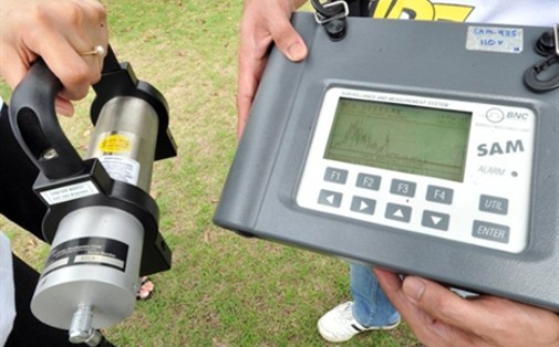 Un appareil d'enregistrement de la radioactivité