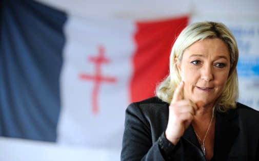 Marine Le Pen à Metz le 14 mars 2014 (Archives).
