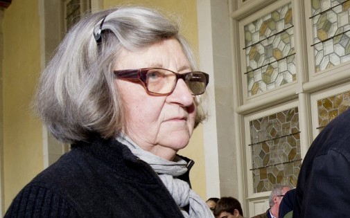 La soeur d'Agnès Le Roux, Catherine, le 17 mars 2014.