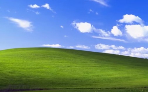 "Bliss", fond d'écran par défaut de Windows XP