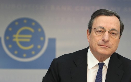 Mario Draghi, le président de la BCE, ici à Francfort le 6 mars 2014.