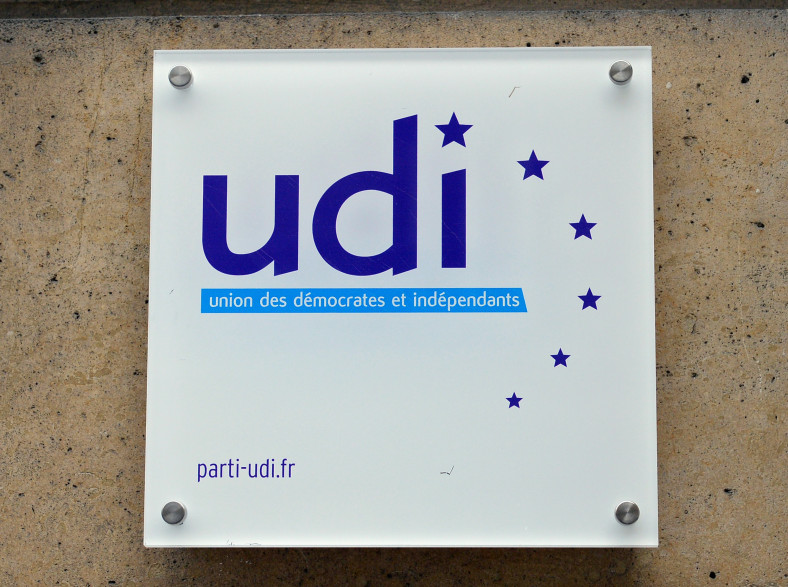 Le logo de l'UDI, le 28 novembre 2012, à Paris. (archives)