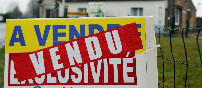 Une maison à Bailleul, dnas le Nord, le 20 février 2014