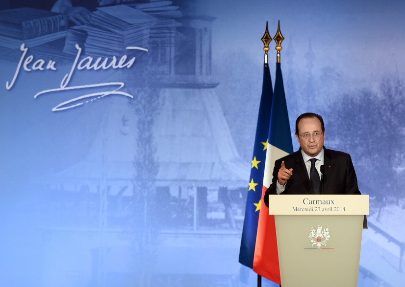 François Hollande, mercredi 23 avril à Carmaux. (archives)