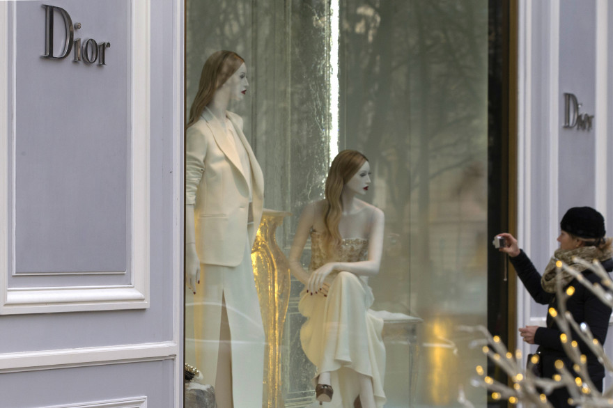 Une boutique Dior.