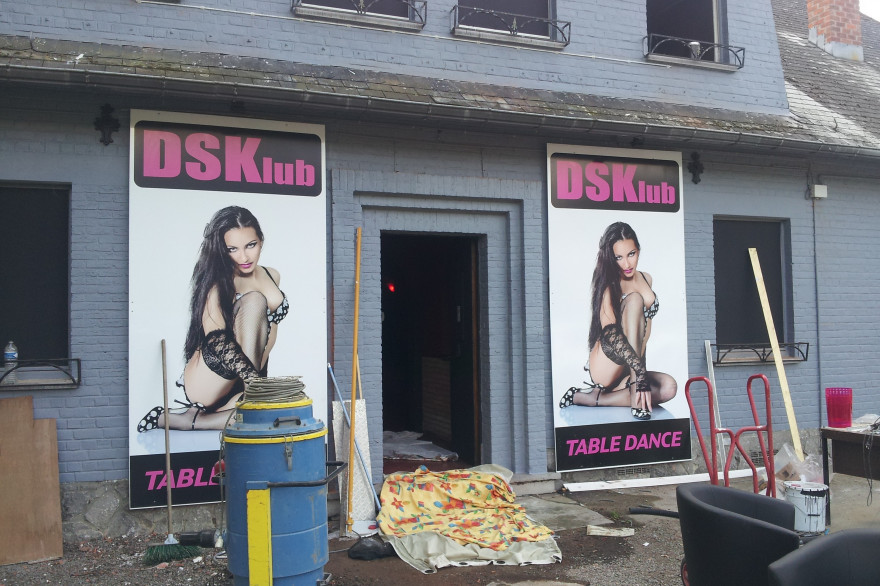 La façade du DSK, l'établissement libertin ouvert par Dodo la Saumure mercredi 30 avril 2014