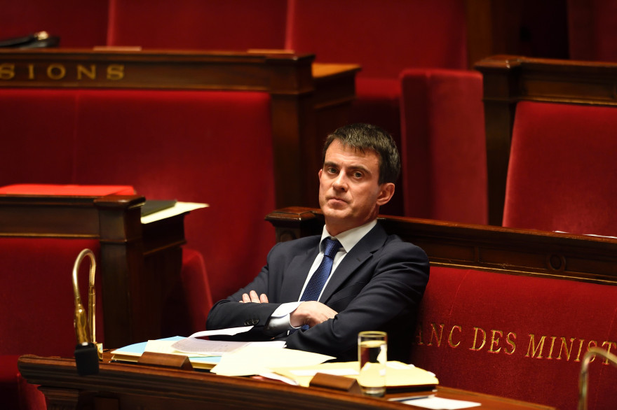 Manuel Valls à l'Assemblée nationale le 29 avril 2014
