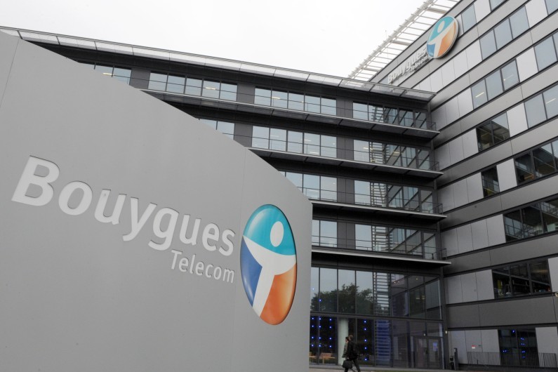Locaux du groupe Bouygues, à Meudon; le 1er octobre 2013.