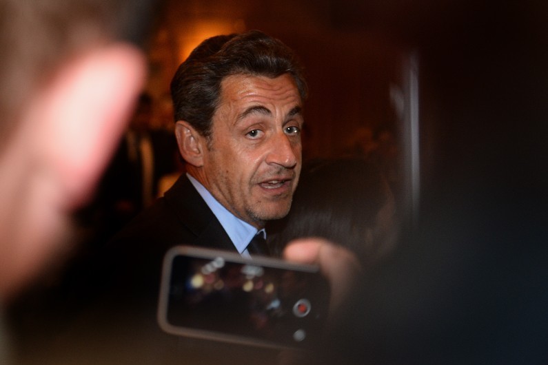 Nicolas Sarkozy, ici à New York le 24 avril 2014, sera probablement candidat en 2017, selon une majorité de Français. (archives)