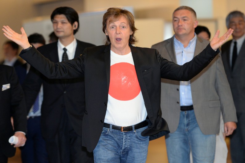 Paul McCartney à Tokyo le 15 mai 2014.