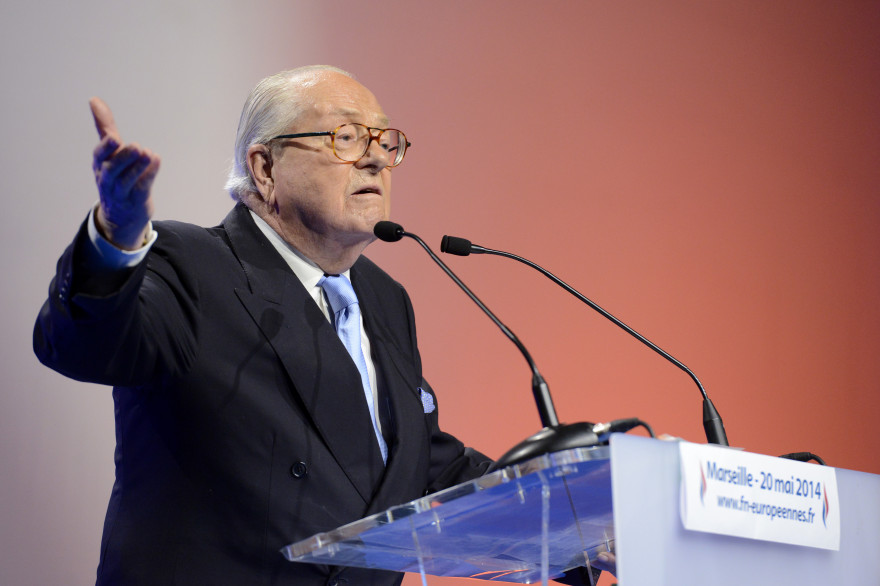 Jean-Marie Le Pen, le 20 mai 2014, à Marseille. (archives)