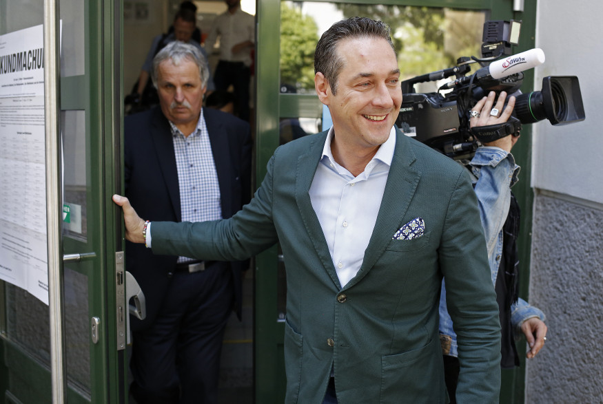 Heinz-Christian Strache, président du FPO, le 25 mai 2014.