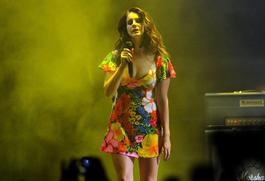 Lana Del Rey, le 20 avril 2014, en Californie