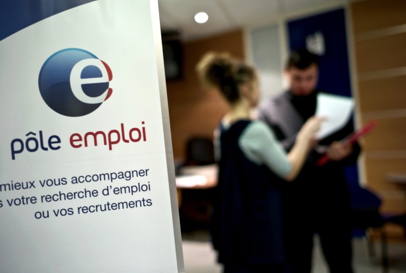 Une agence Pôle emploi de Dijon le 29 février 2009 (archives).