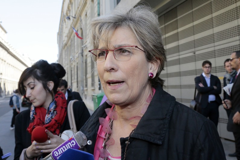 La sénatrice PS Marie-Noëlle Lienemann à Paris le 15 avril 2014. (archives)