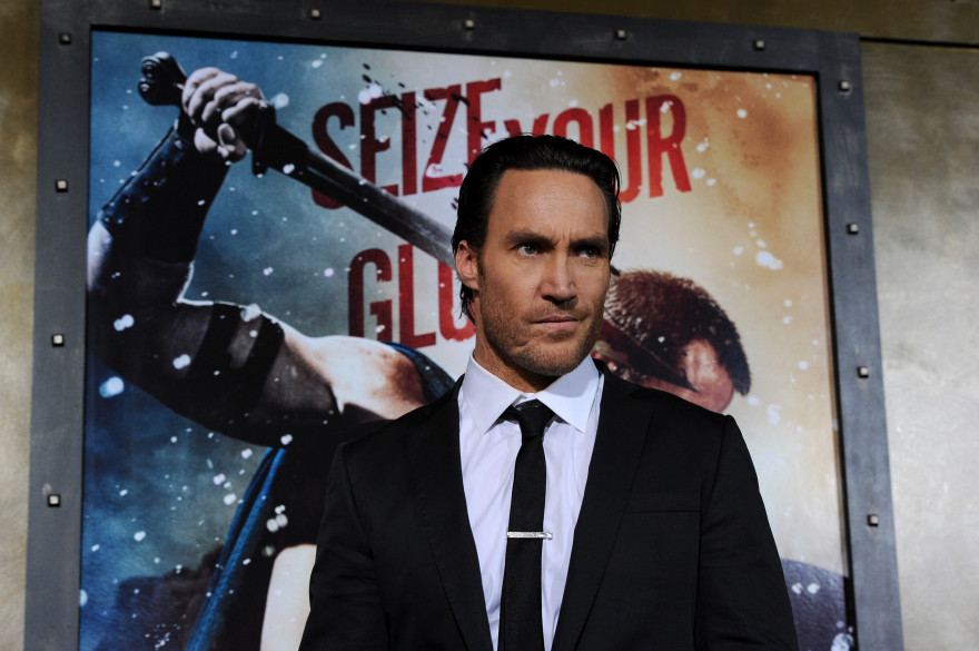 L'acteur australien Callan Mulvey en mars 2014 lors d'une avant-première du film "300: Rise Of An Empire" à Hollywood
