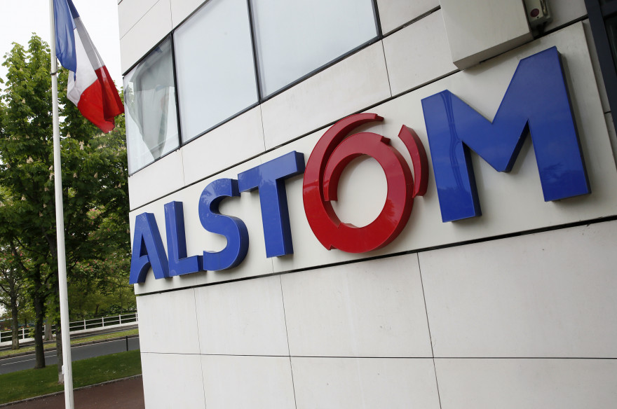 Le siège du groupe Alstom à Levallois-Perret, le 27 avril 2014 (archives)