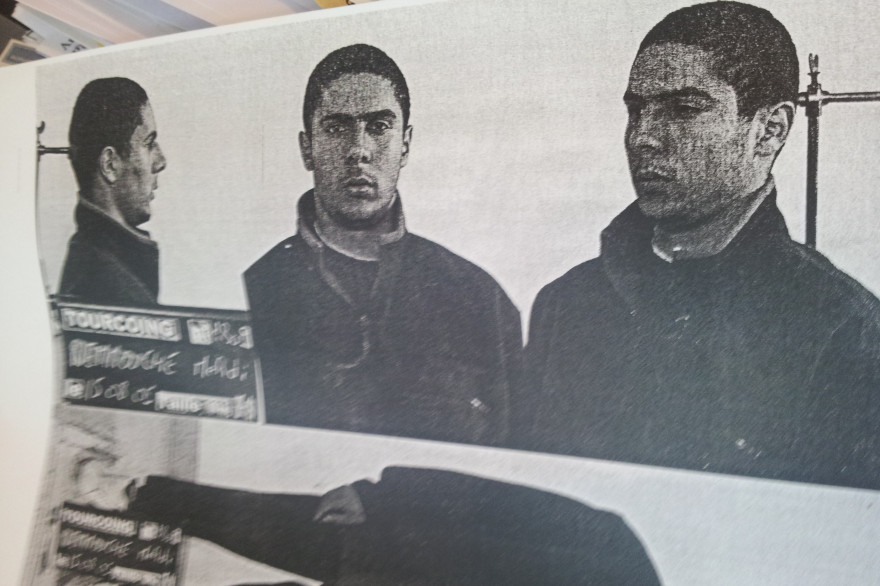 Mehdi Nemmouche en 2009, après son arrestation pour un braquage d'une supérette à Strasbourg