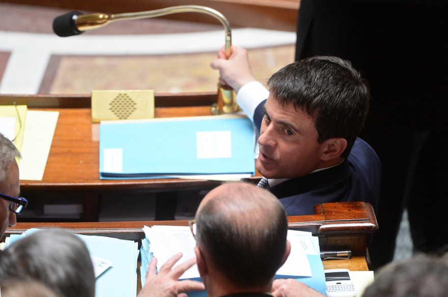 Manuel Valls, le 28 mai 2014, à l'Assemblée Nationale. (archives)