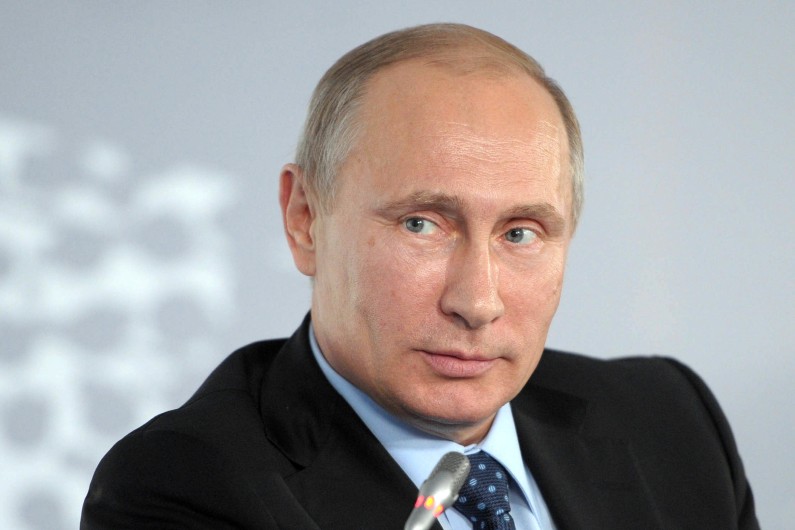 Le président russe, Vladimir Poutine, photographié le 10 juin 2014 à Moscou, a été insulté par le ministre ukrainien des Affaires étrangères