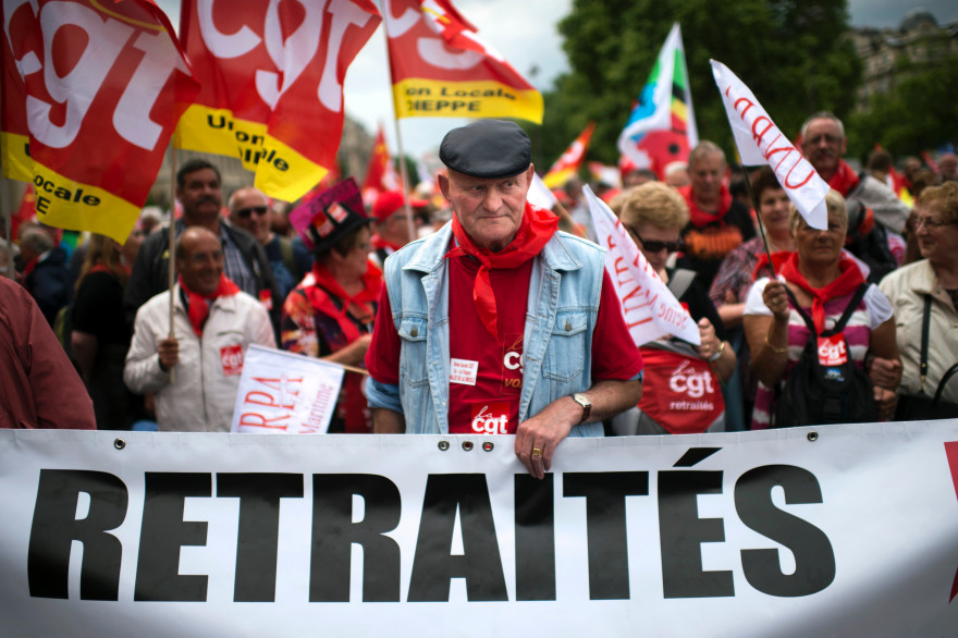 Manifestation des agents de la fonction publique, le 3 juin 2014