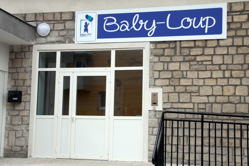 Le nouveau bâtiment de la crèche Baby-Loup à Conflans-Sainte-Honorine en juin 2014.
