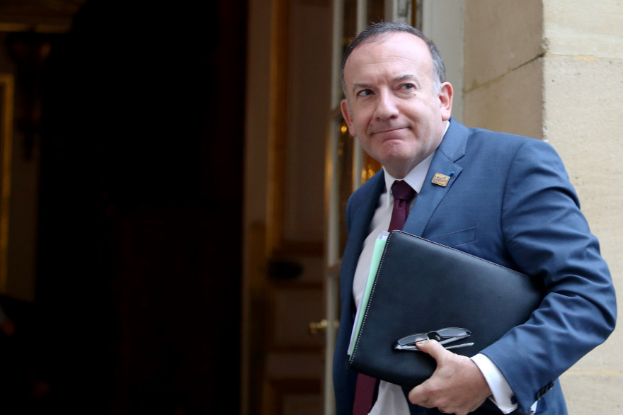 Le président du Medef, Pierre Gattaz à Matignon, le 29 janvier 2014 à Paris (Archives).