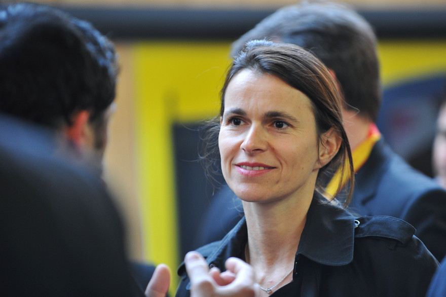 Aurélie Filippetti à Bourges, le 25 avril 2014.
