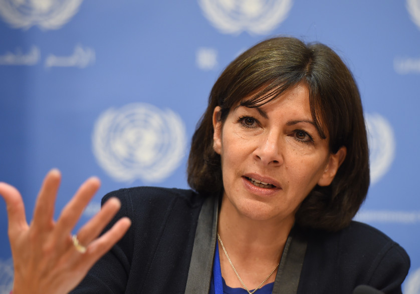 Anne Hidalgo à New York, le 29 mai 2014.