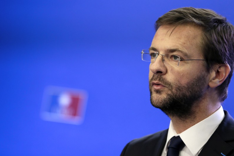 Jérôme Lavrilleux lors d'une conférence de presse au siège de l'UMP en novembre 2012 (archive).