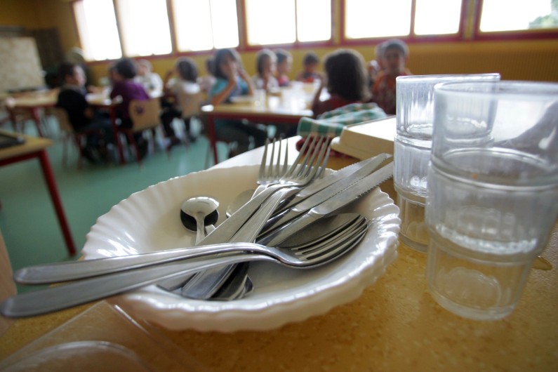La cantine de l'école maternelle Charles Perrault, à Saint-Michel près d'Angoulême, le 4 septembre 2009 (archives)