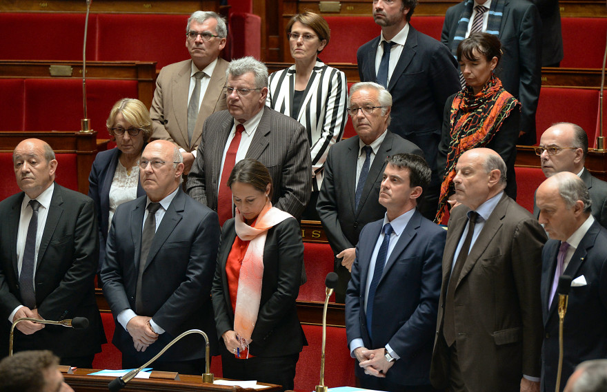 Des ministres à l'Assemblée nationale