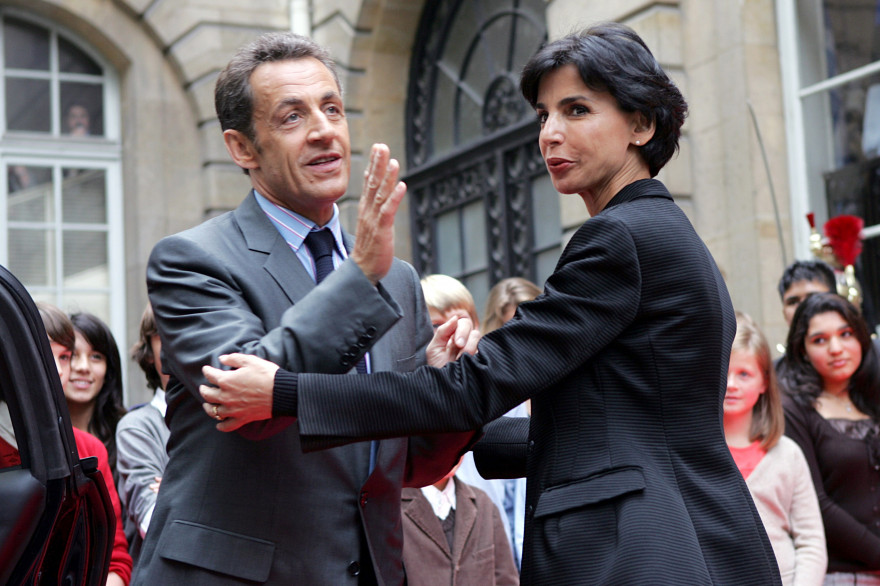 Nicolas Sarkozy et Rachida Dati en octobre 2008 (archives)