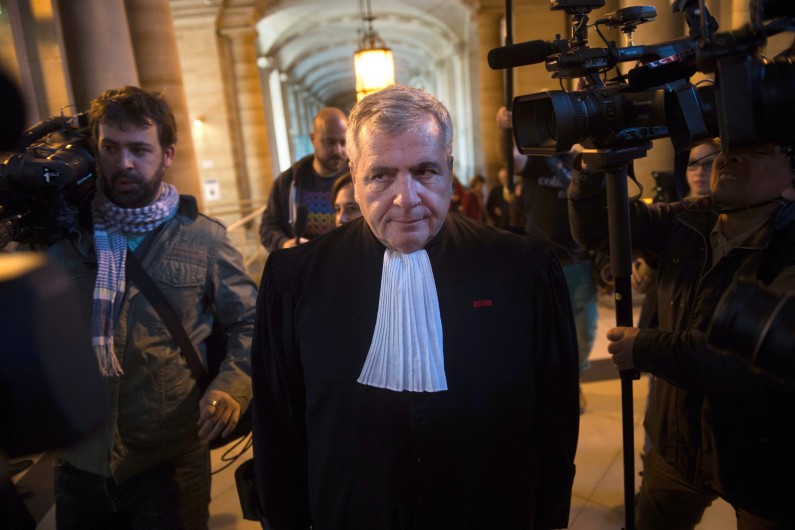 L'avocat de Nicolas Sarkozy Maître Thierry Herzog en mars 2014 à Paris.