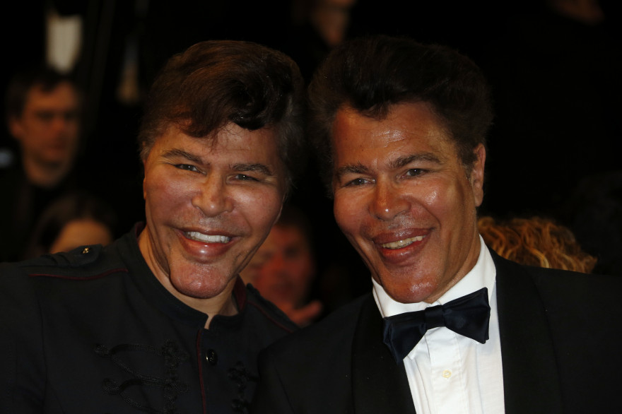 Igor (à gauche) et Grishka Bogdanoff à Cannes, le 24 mai 2013.