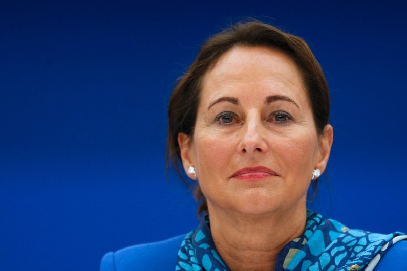 Ségolène Royal met son veto à la construction d'une autoroute dans l'Ouest de la France. Ici à Paris le 7 mai 2014 (Archives).
