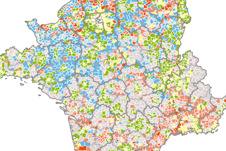 La carte des zones à risques d'échec scolaire