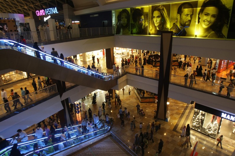 Le Dubai Mall, centre commercial d'envergure aux Émirats arabes unis, le 27 novembre 2009 (archives)