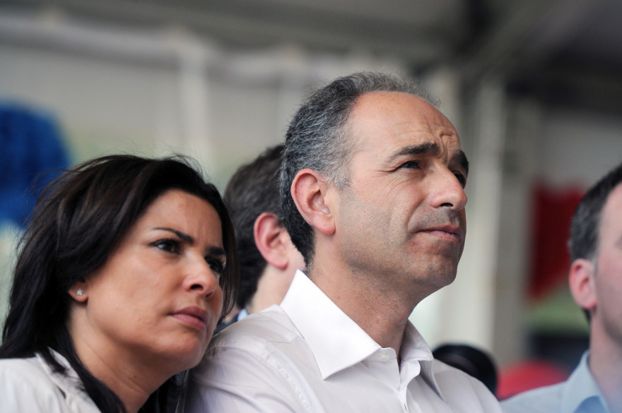 Jean-François et Nadia Copé à la Fête de la violette en 2013 (illustration)