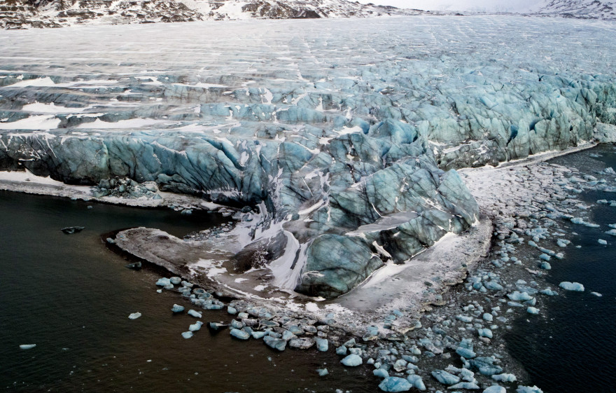 La banquise en Norvège