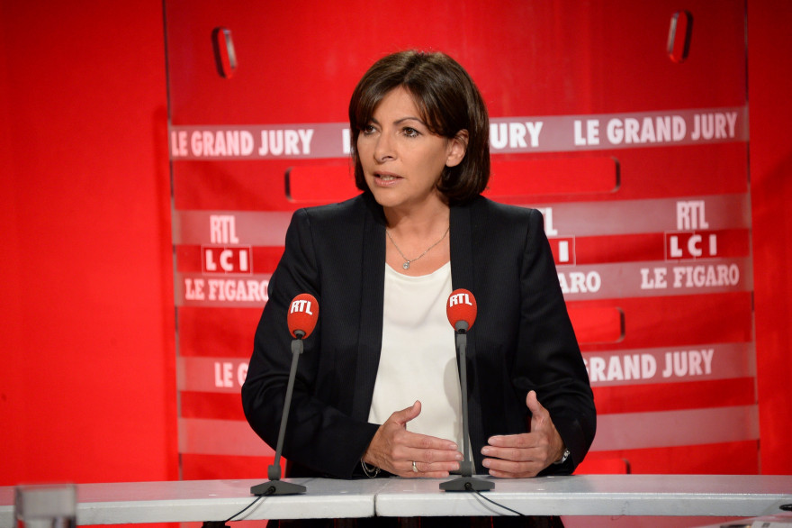 Anne Hidalgo sur le plateau du Grand Jury