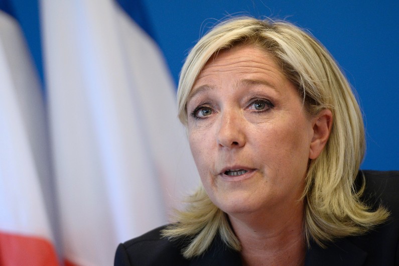 La présidente du Front national, Marine Le Pen, le 25 juin 2014 à Paris (Archives).