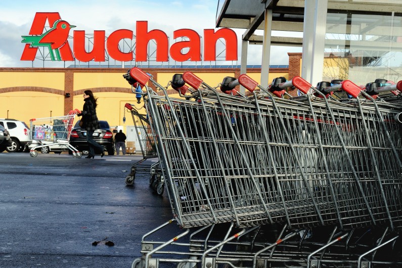 Un supermarché Auchan (illustration)