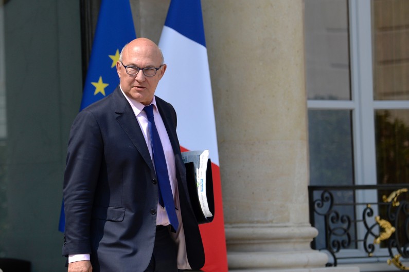 Michel Sapin à l'Élysée, le 23 juillet 2014.