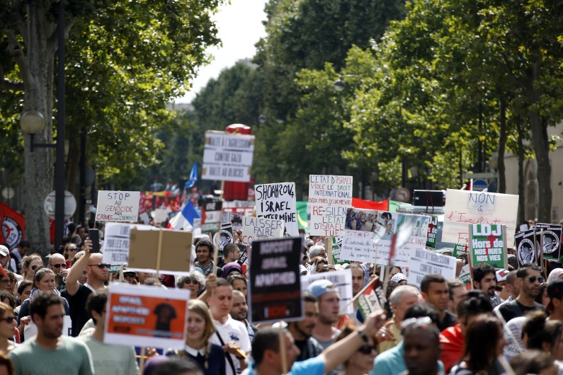 La manifestation propalestinienne à Paris, le 2 août