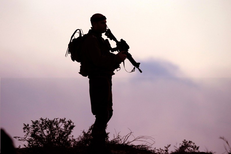 Un soldat israélien près de la bande de Gaza (illustration)