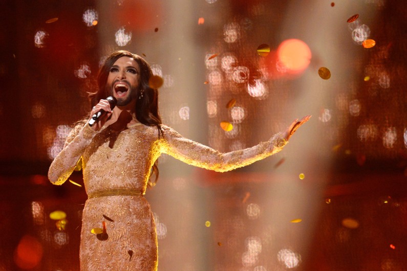 La gagnante de l'Eurovision 2014, Conchita Wurst.