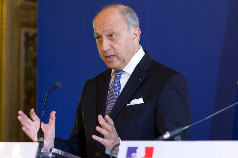 Le ministre des Affaires étrangères Laurent Fabius, le 28 juillet 2014 à Paris.