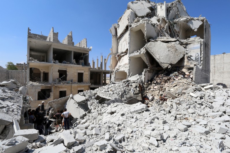 Vue d'Alep, en Syrie