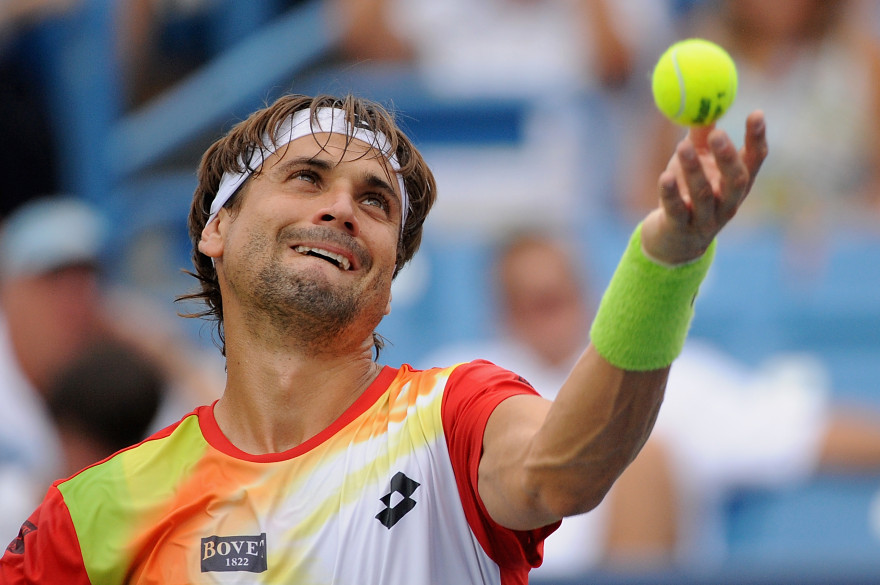 David Ferrer contre Julien Benneteau le 16 août 2014